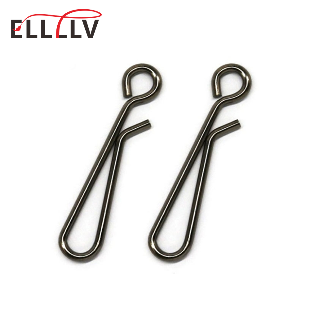 Fishing Lure Accessories - 100 buah Kait Jepit Baja Tahan