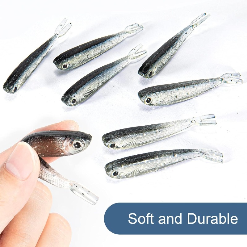 10/20/30 Buah Umpan Lunak Minn - Fishing Lure Soft Plastic ulasan dan harga