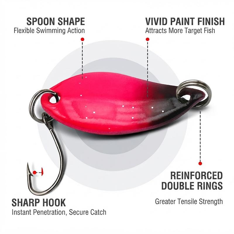 2,5g Umpan Sendok Pancing 1/12 - Fishing Lure Spoon ulasan dan harga